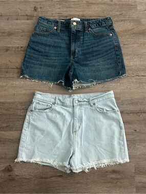 Two Denim Shorts